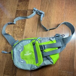 Tanluhu Waterproof Waist Pack with Water Bottle Holder Running Hiking Cycling